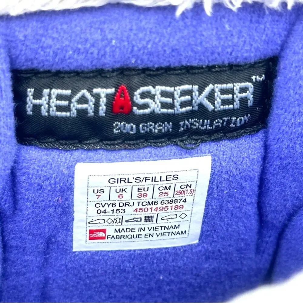 THE NORTH FACE WATERPROOF winter snow boots Heatseeker - SIZE 7